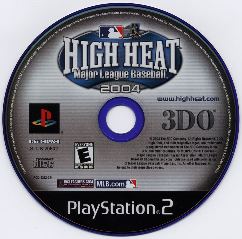 Media for High Heat Major League Baseball 2004 (PlayStation 2)