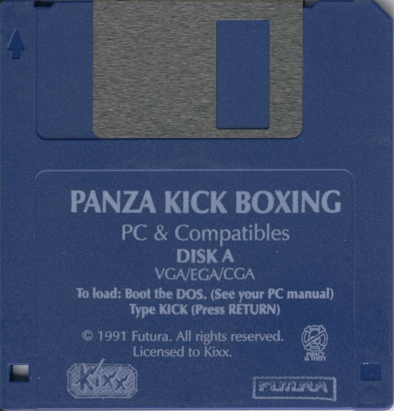 Media for Panza Kick Boxing (DOS) (Kixx release): Disk A