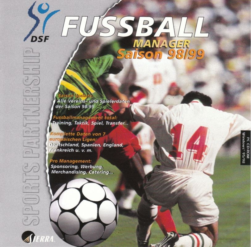 Other for Ultimate Soccer Manager 98-99 (Windows): Jewel Case - Front