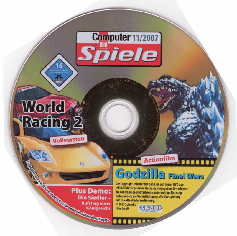 Media for World Racing 2 (Windows) (Computer Bild Spiele 11/2007 covermount)