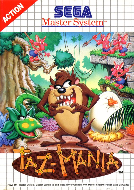 Front Cover for Taz-Mania (SEGA Master System)