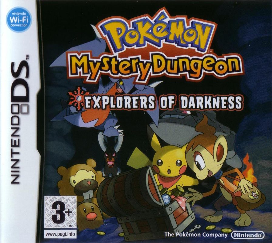 Front Cover for Pokémon Mystery Dungeon: Explorers of Darkness (Nintendo DS)