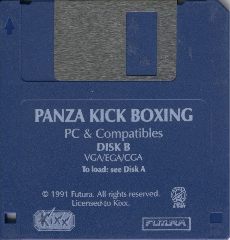 Media for Panza Kick Boxing (DOS) (Kixx release): Disk B