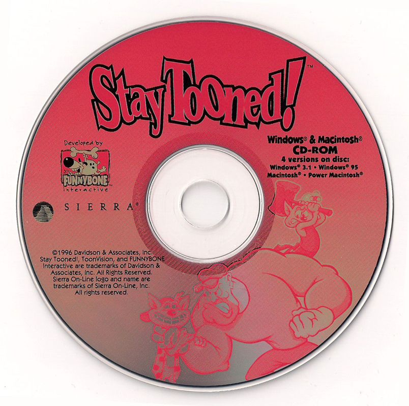 Media for Stay Tooned! (Macintosh and Windows and Windows 3.x)