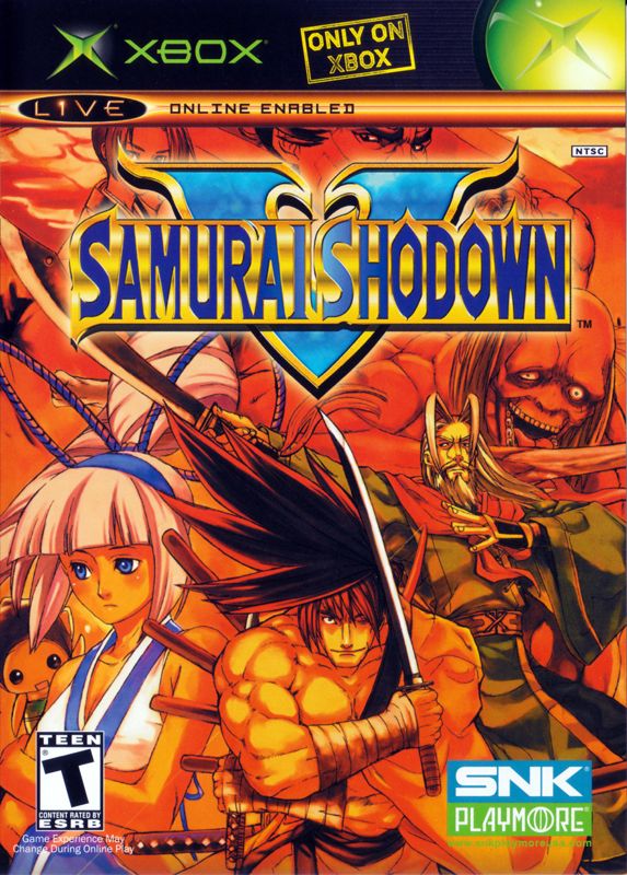 Front Cover for Samurai Shodown V (Xbox)