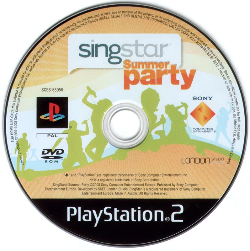 Media for SingStar: Summer Party (PlayStation 2)