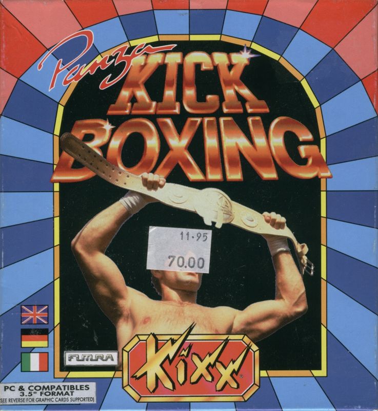 Front Cover for Panza Kick Boxing (DOS) (Kixx release)