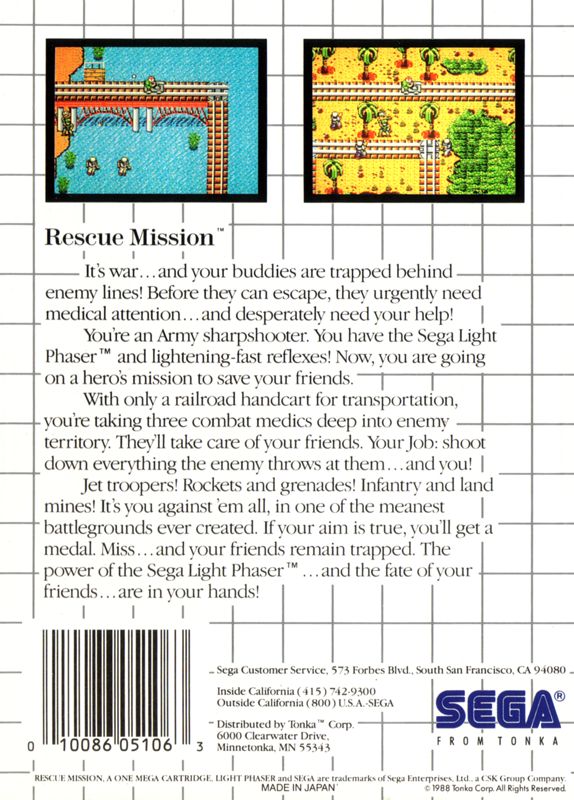 Rescue Mission cover or packaging material - MobyGames