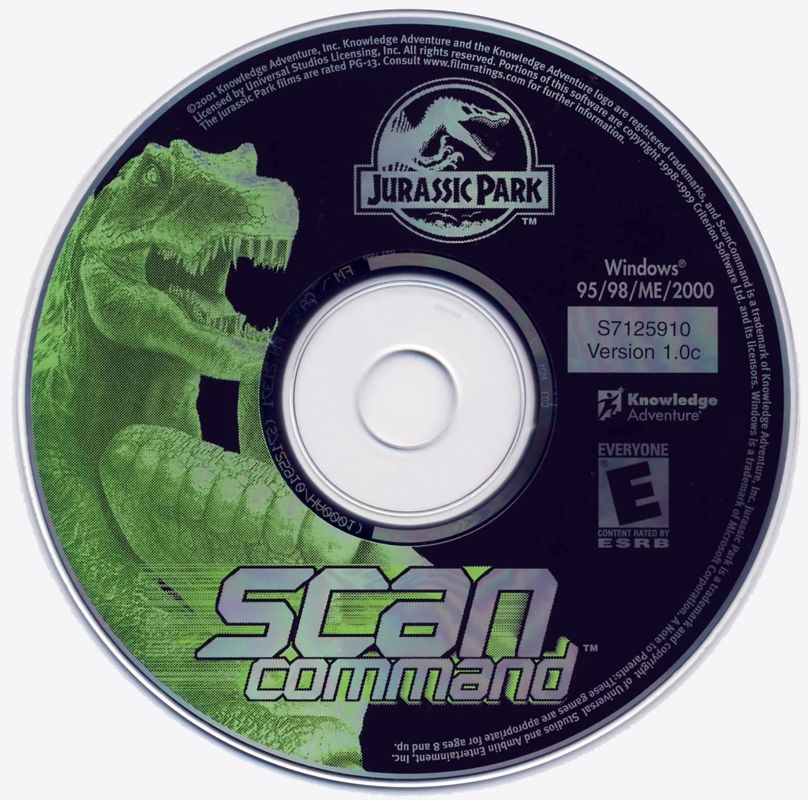 Media for Scan Command: Jurassic Park (Windows)