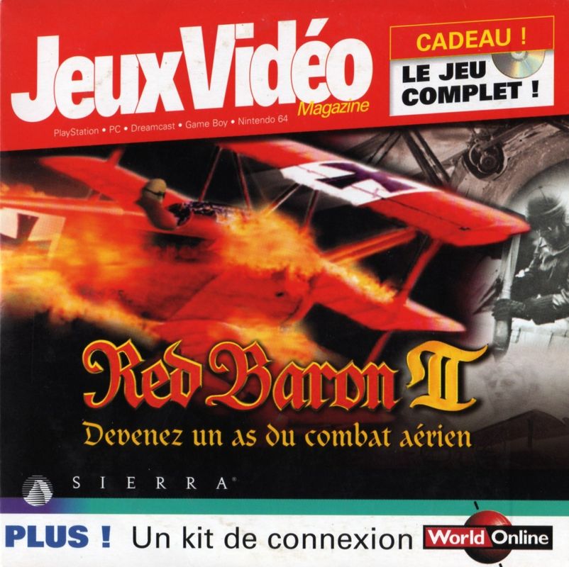 Front Cover for Red Baron II (Windows) (JeuxVidéo Magazine #2 (September 2000) covermount)