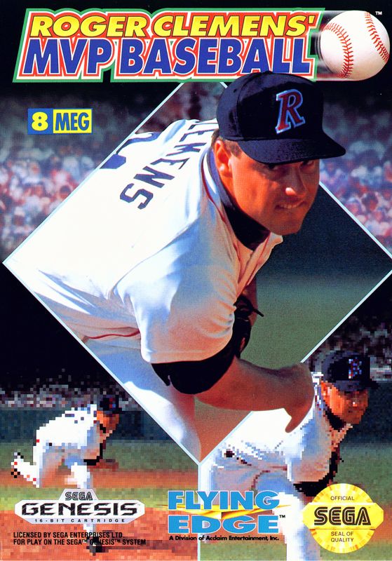 Front Cover for Roger Clemens' MVP Baseball (Genesis)