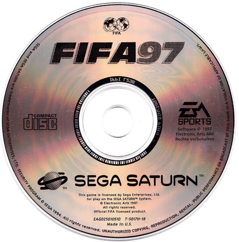 Media for FIFA Soccer 97 (SEGA Saturn)