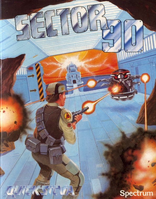 Front Cover for Sector 90 (ZX Spectrum)