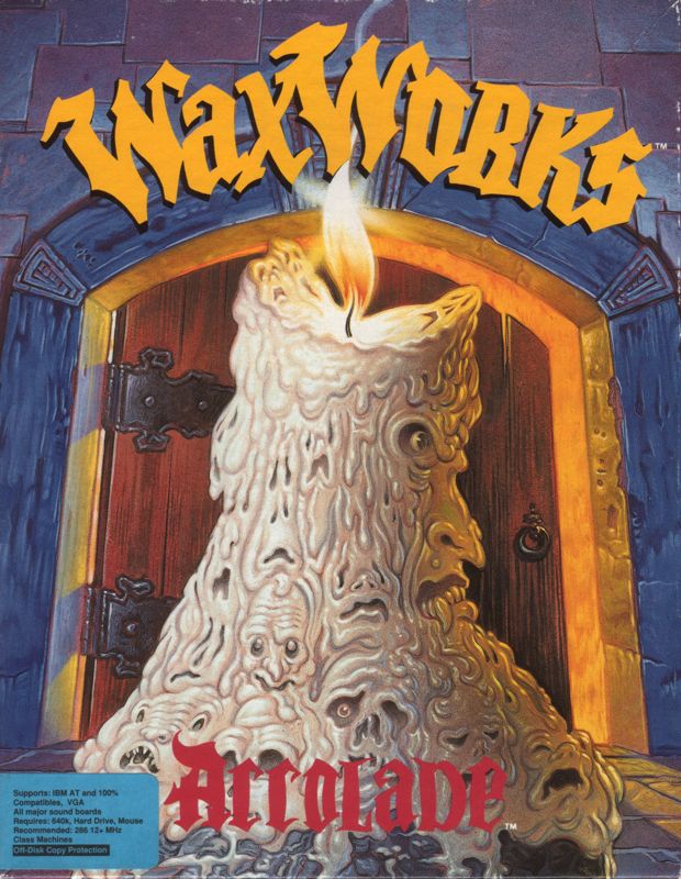 Front Cover for WaxWorks (DOS) (3.5" Diskette release)