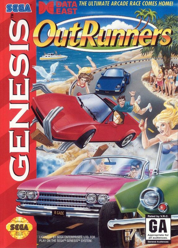 Front Cover for OutRunners (Genesis)