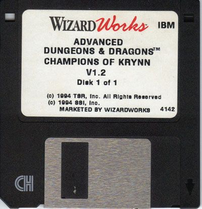 Media for Advanced Dungeons & Dragons: Collectors Edition Vol.2 (DOS): Champions of Krynn