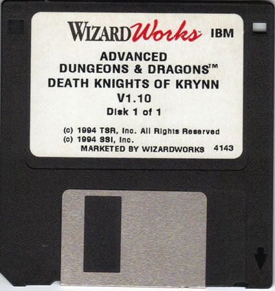 Media for Advanced Dungeons & Dragons: Collectors Edition Vol.2 (DOS): Death Knights of Krynn