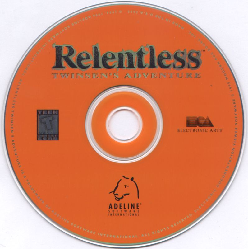 Media for Relentless: Twinsen's Adventure (DOS) (EA CD-ROM Classics release)