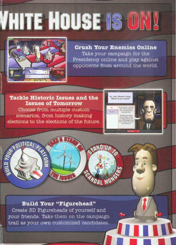 Inside Cover for The Political Machine 2008 (Windows): Right Flap