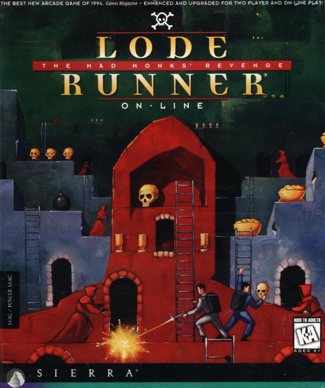 Front Cover for Lode Runner On-Line: The Mad Monks' Revenge (Macintosh)