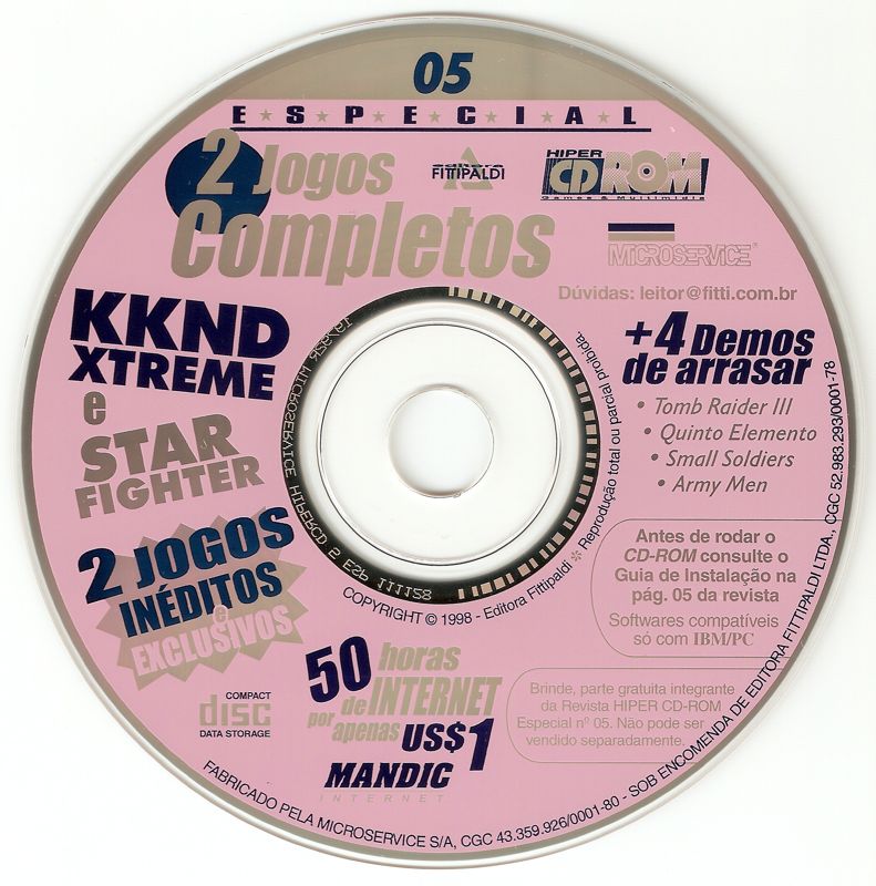 Media for KKND: Krush Kill 'N Destroy Xtreme (Windows) (HIPER CD-ROM Especial #5 covermount)