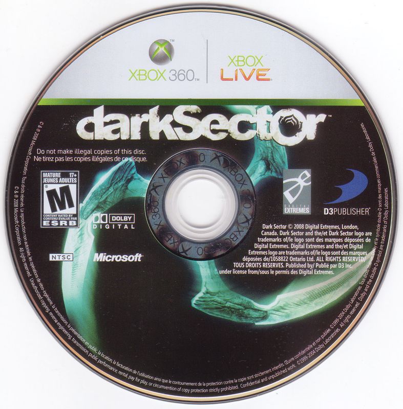 Media for Dark Sector (Xbox 360)