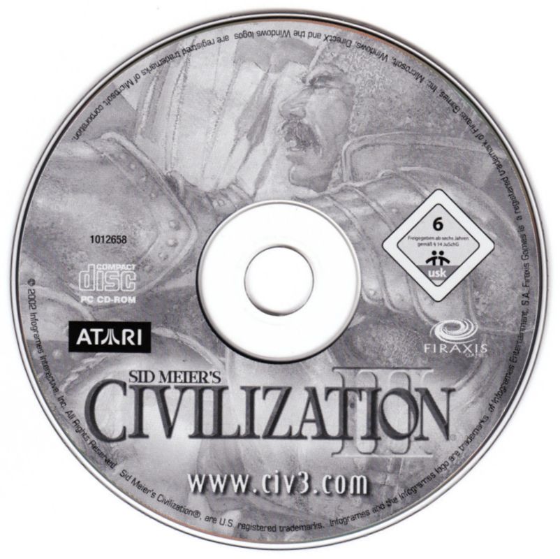 Media for Atari Collection: Strategie (Windows): Civilization III