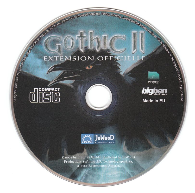 Media for Gothic II: Night of the Raven (Windows)