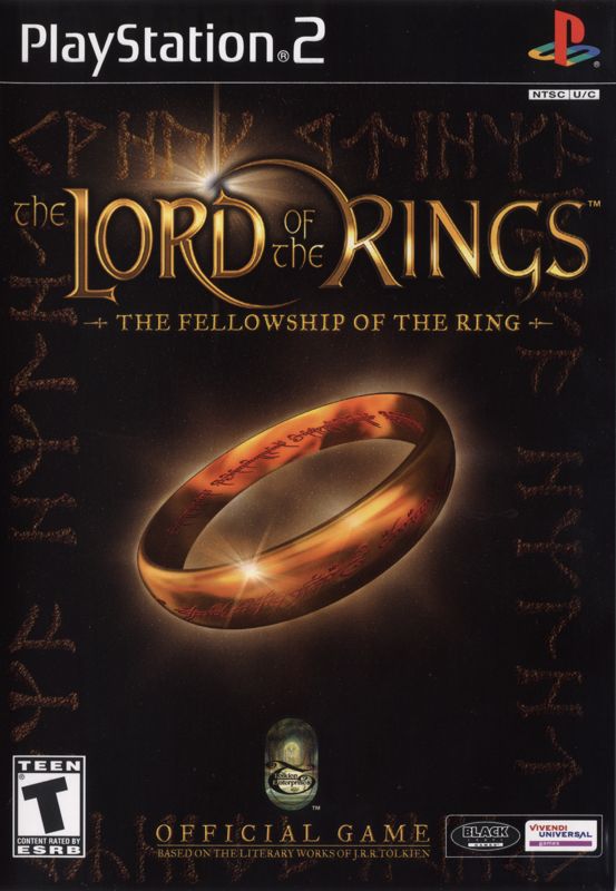 Front Cover for The Lord of the Rings: The Fellowship of the Ring (PlayStation 2) (Release without Collectible Card)