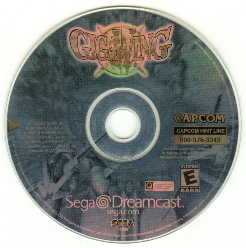 Media for Giga Wing (Dreamcast)
