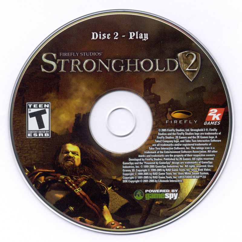 Media for FireFly Studios' Stronghold 2 (Windows): Play Disc