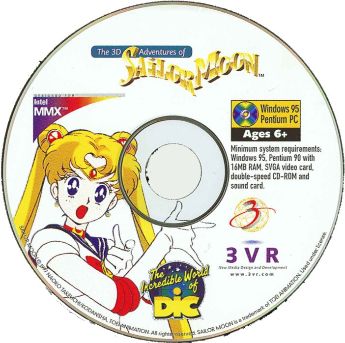 Media for The 3D Adventures of Sailor Moon (Windows)