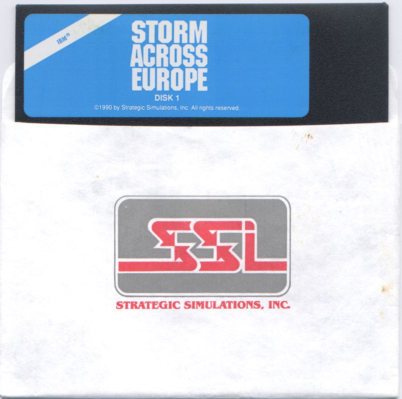 Media for Storm Across Europe (DOS): Disk 1/2