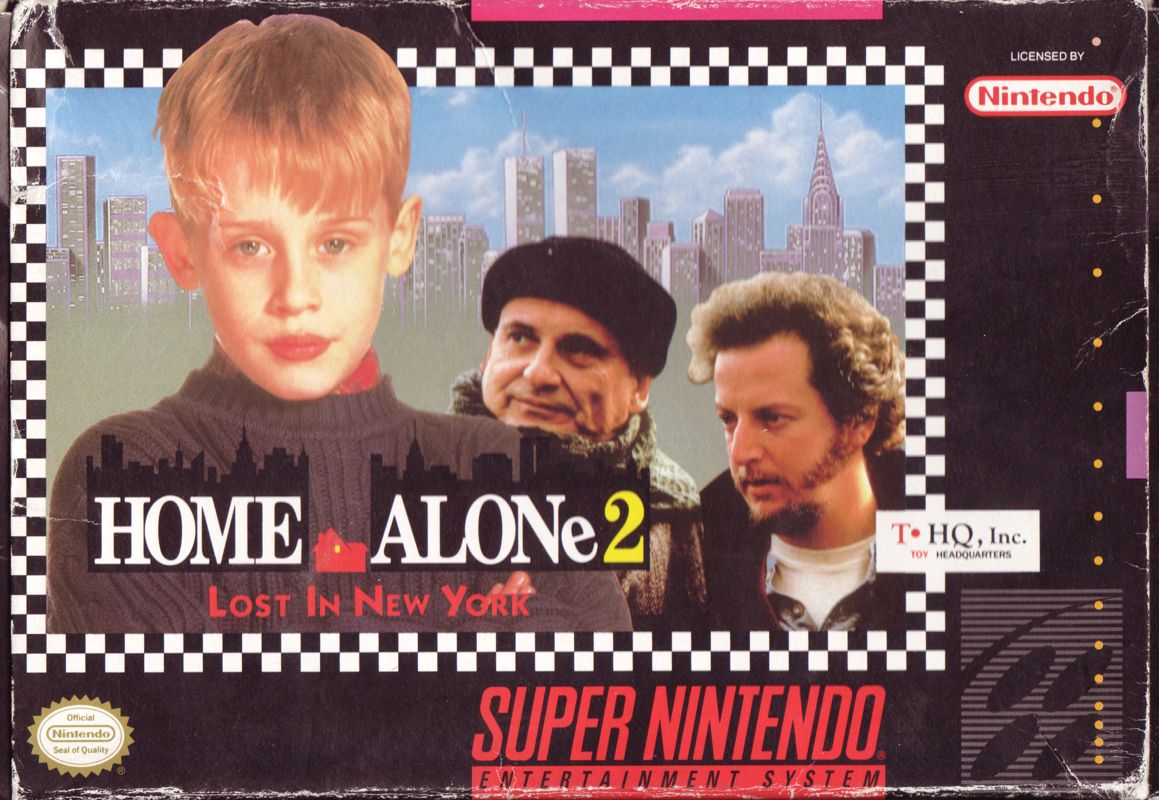 Front Cover for Home Alone 2: Lost in New York (SNES)