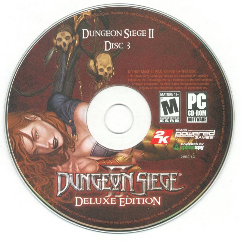 Media for Dungeon Siege II: Deluxe Edition (Windows): Disc 3