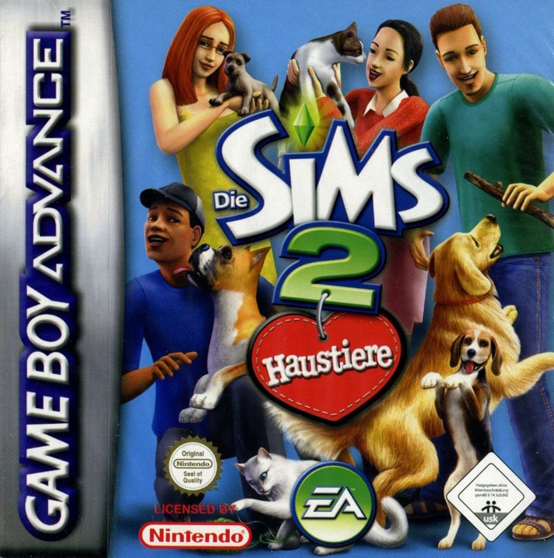 Front Cover for The Sims 2: Pets (Game Boy Advance)