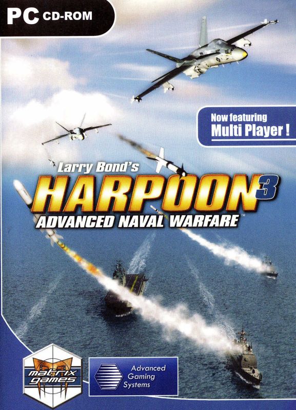 Front Cover for Larry Bond's Harpoon 3: Advanced Naval Warfare (Windows)