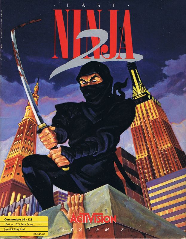 Front Cover for Last Ninja 2: Back with a Vengeance (Commodore 64)