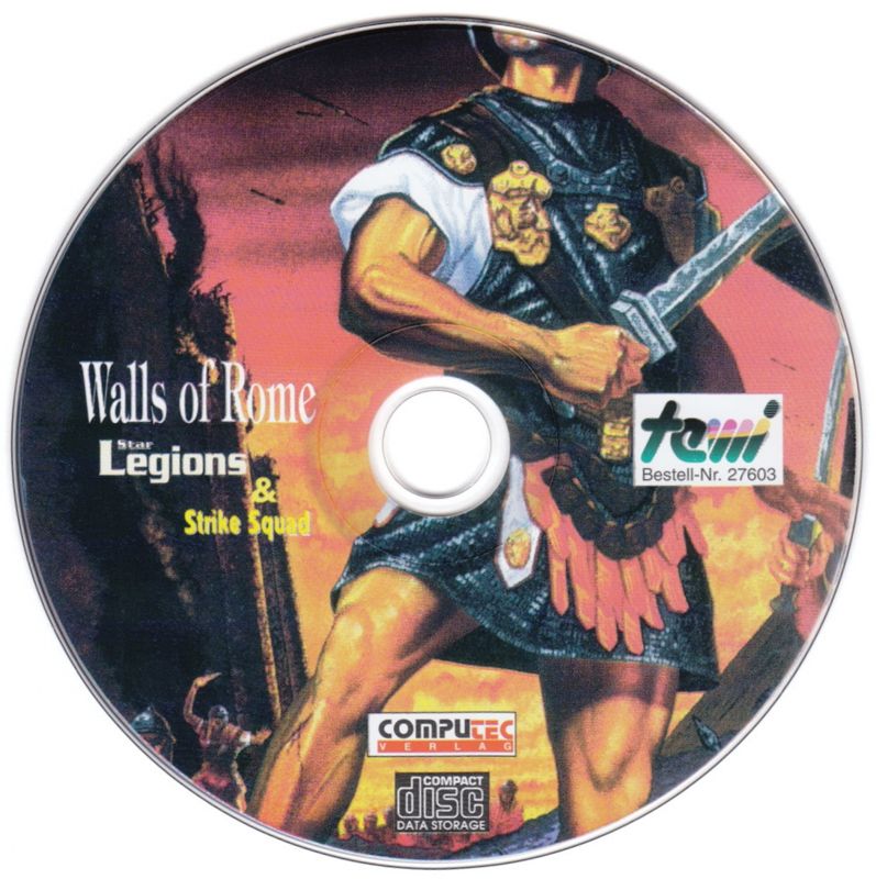 Media for Walls of Rome, Star Legions & Strike Squad (DOS) (tewi CD release)