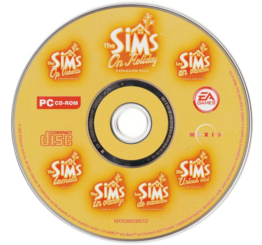 Media for The Sims: Vacation (Windows)