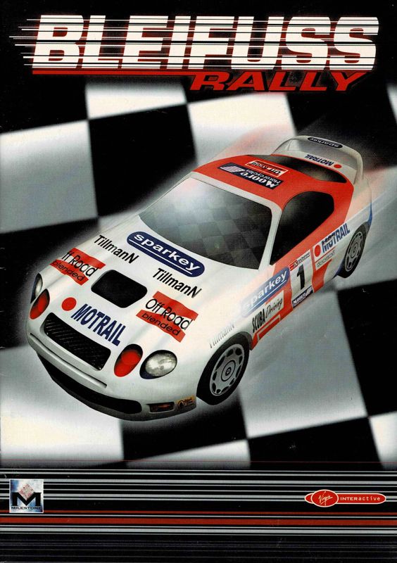 Manual for Screamer Rally (DOS): Front