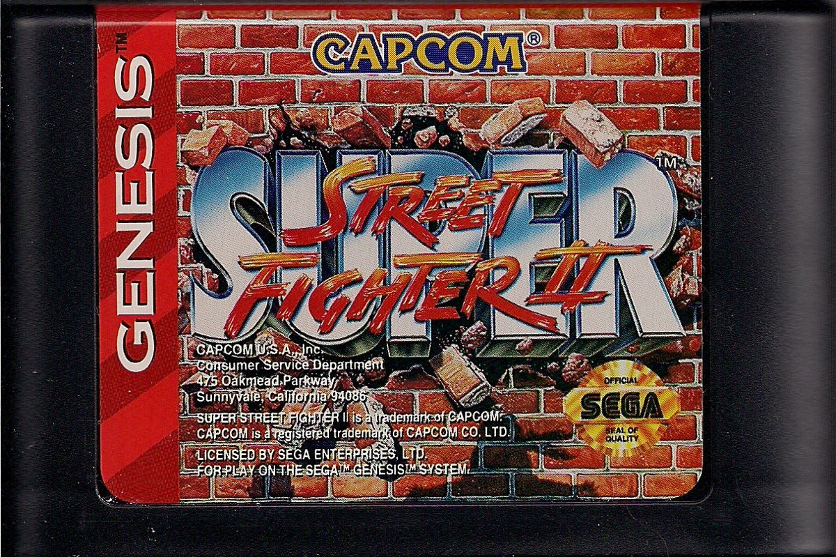 Media for Super Street Fighter II (Genesis)