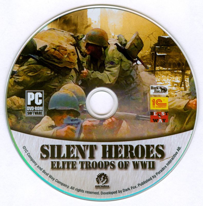 Silent Heroes Elite Troops of WWII cover or packaging material MobyGames