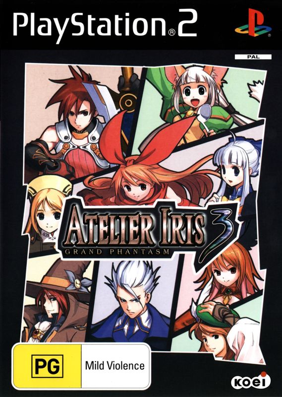 Front Cover for Atelier Iris 3: Grand Phantasm (PlayStation 2)
