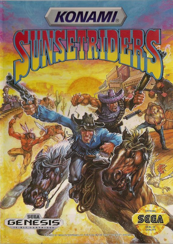 Front Cover for Sunset Riders (Genesis)