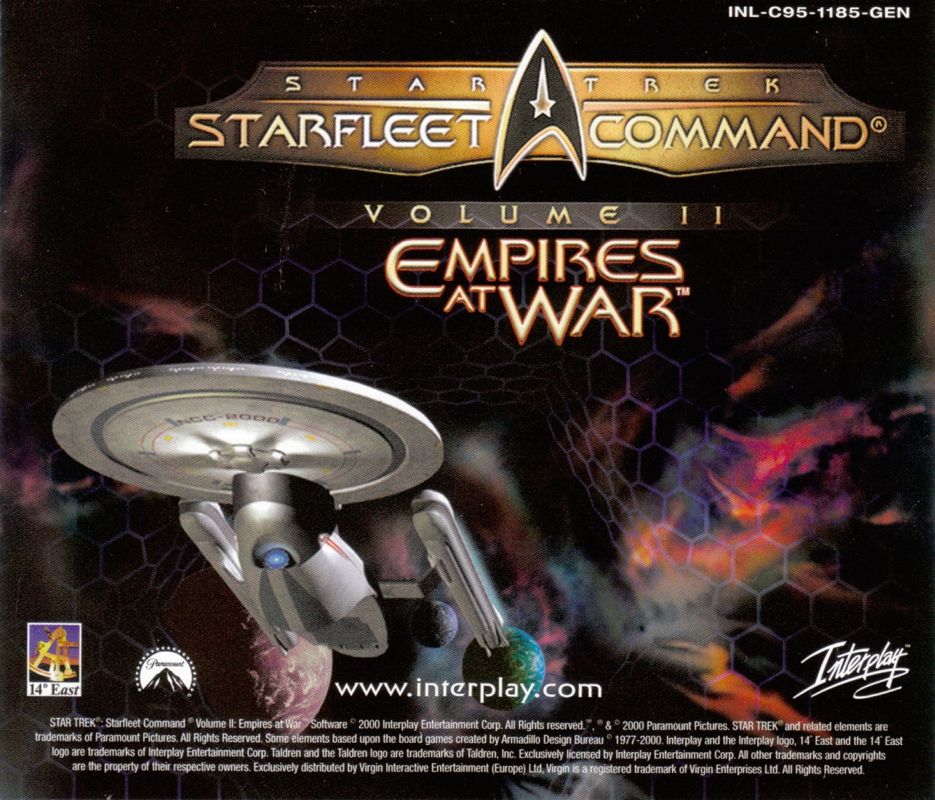Other for Star Trek: Starfleet Command Volume II - Empires at War (Windows): Jewel Case - Back