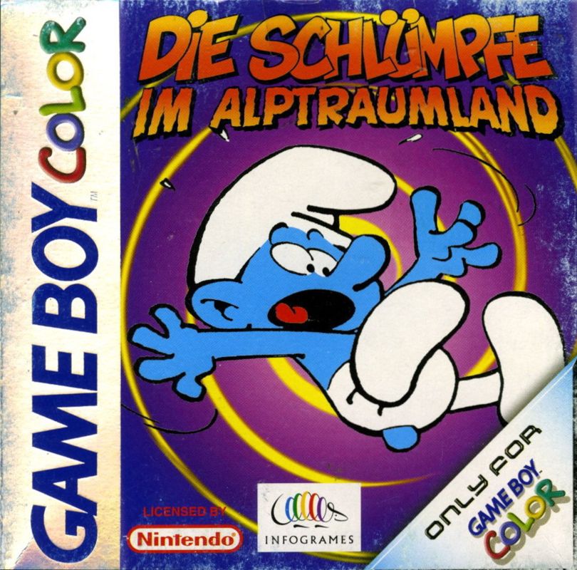 Front Cover for The Smurfs' Nightmare (Game Boy Color)