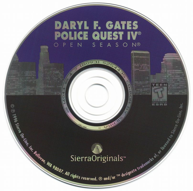 Media for Daryl F. Gates Police Quest: Open Season (DOS and Windows 3.x)