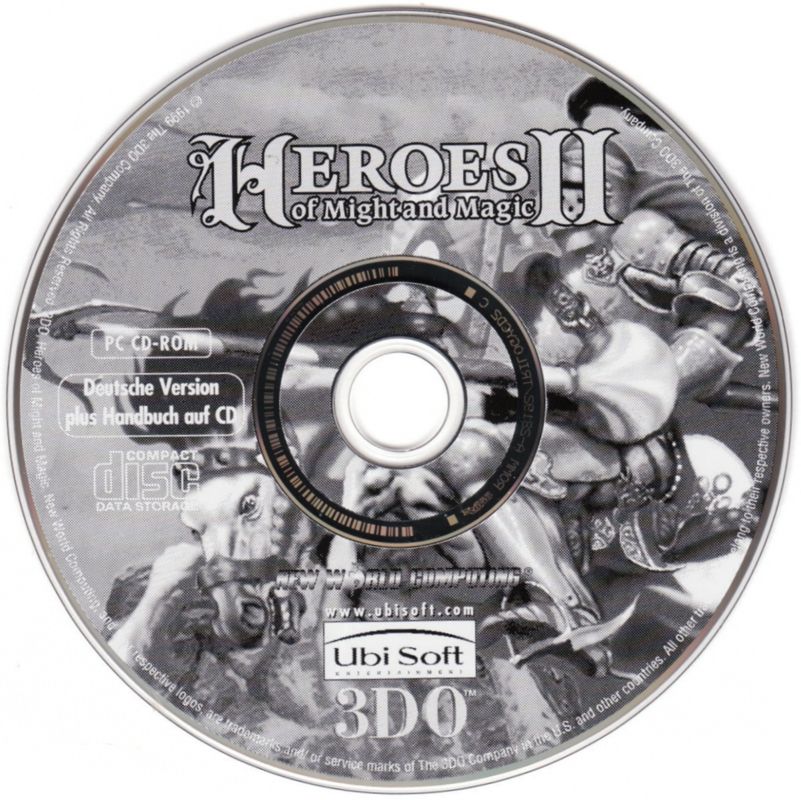 Media for Heroes of Might and Magic Trilogy (Windows): Heroes of Might and Magic II - Disc