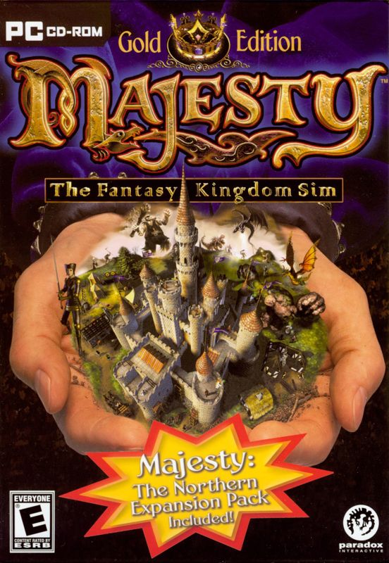 Front Cover for Majesty: The Fantasy Kingdom Sim - Gold Edition (Windows) (Paradox release)